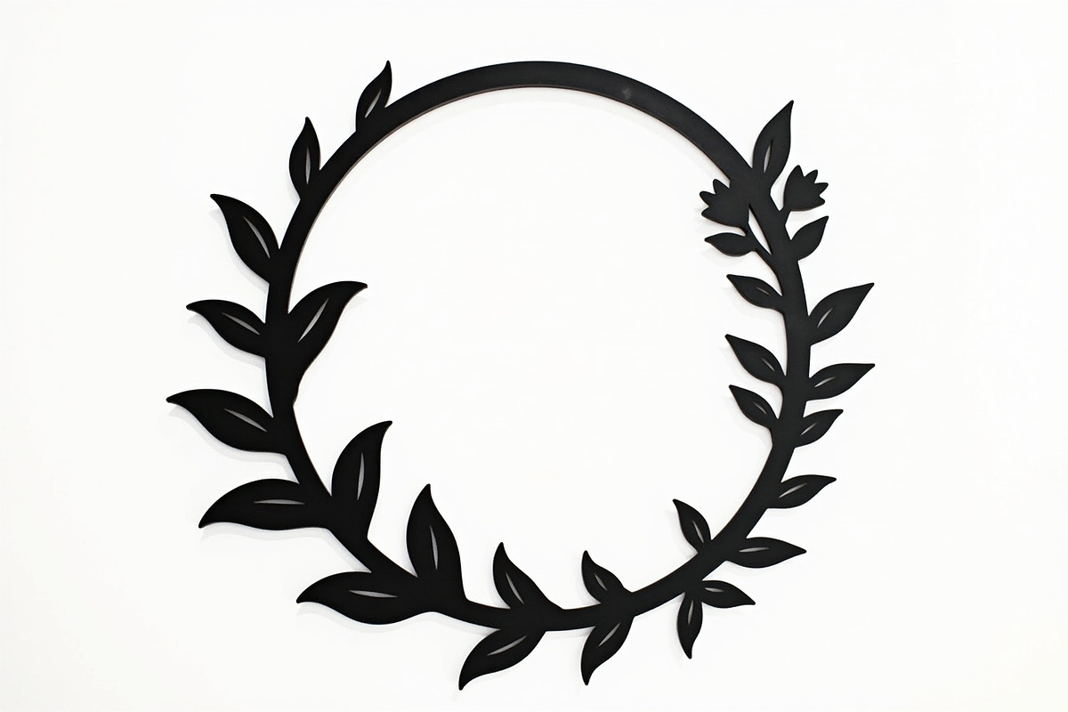 Elegant Leaf Wreath Frame Bundle, an Illustration by Designs_River (Photo 9 of 9)