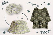 The Floral Mix 02- Seamless Patterns, a Pattern Graphic by Arts And Aura (Thumbnail 7 of 12)