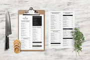 Simple Food Menu, a Flyer Template by Creativestoree (Thumbnail 1 of 2)