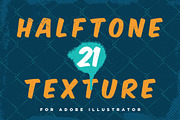 Halftone Texture for Illustrator, a Texture Graphic by Zerolabor (Thumbnail 1 of 3)