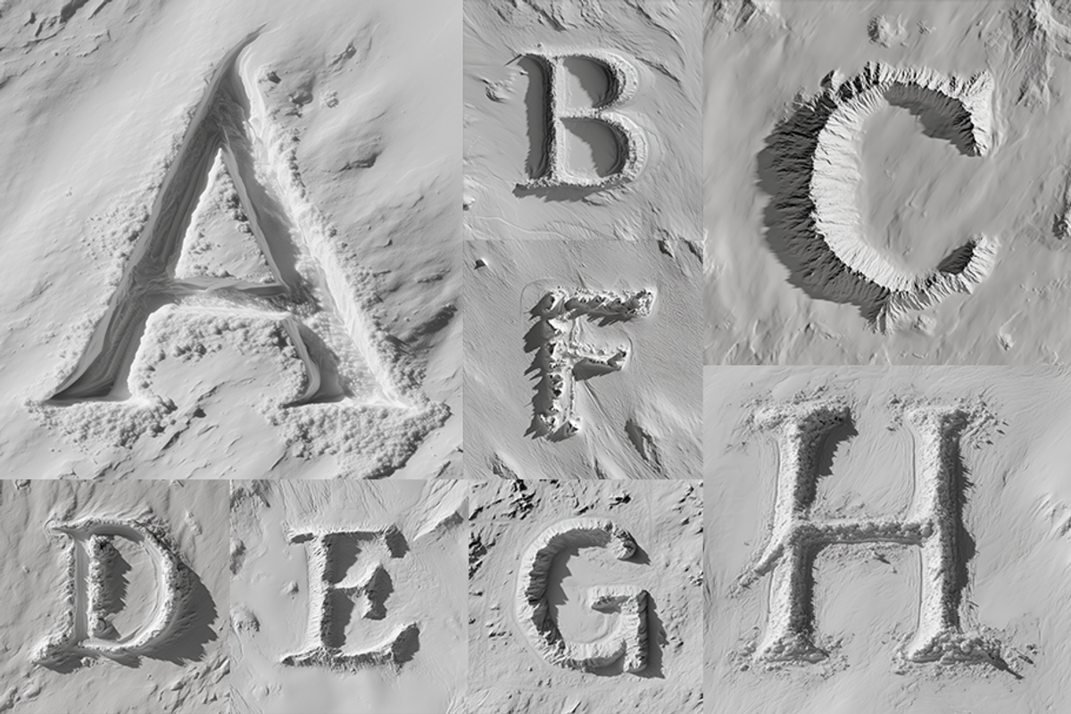The Snow Alphabet, a Holiday Photo by Picturesque Stories (Photo 2 of 5)