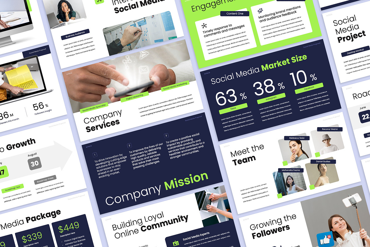 Social Media Proposal Google Slides, a Presentation Template by rgbryand (Photo 6 of 7)