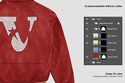 Leather bomber jacket mockup, an Apparel Mockup by Voyage Studio (Thumbnail 3 of 3)