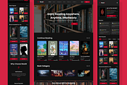 ReadX - E-Book Landing Page, a Landing Page Template by trabaskriya (Thumbnail 4 of 5)