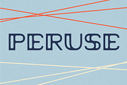 Peruse, a Sans Serif Font by Satchel & Sage (Thumbnail 1 of 3)