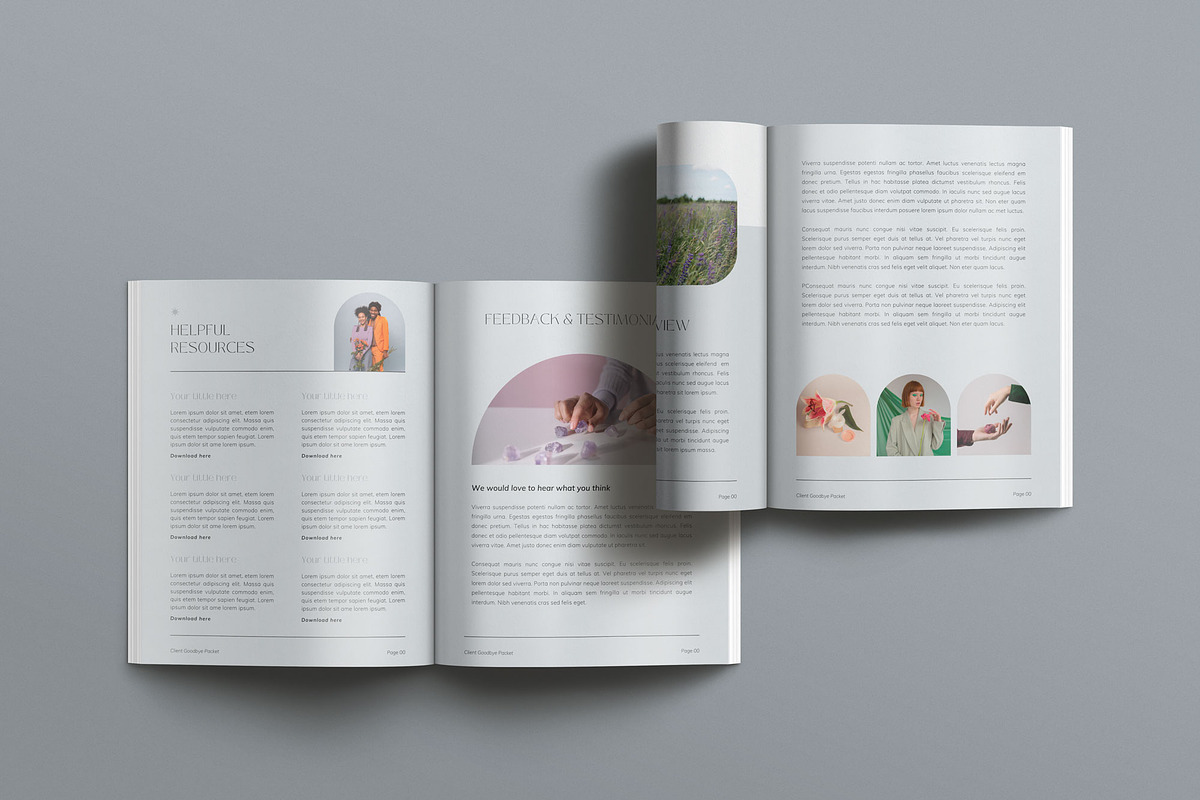 Client Goodbye Packet Canva Template, a Magazine Template by Sierra Creative Studio (Photo 5 of 12)