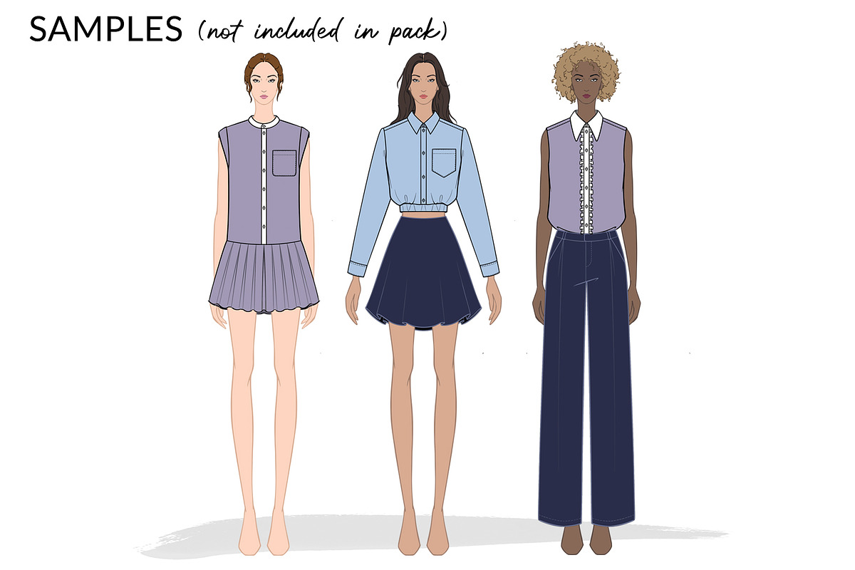 Women's Shirts, an Illustration by Art by Lin (Photo 8 of 8)