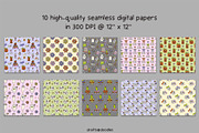 Spooky and Romantic Halloween Set, a Pattern Graphic by Drafts n Doodles (Thumbnail 4 of 12)