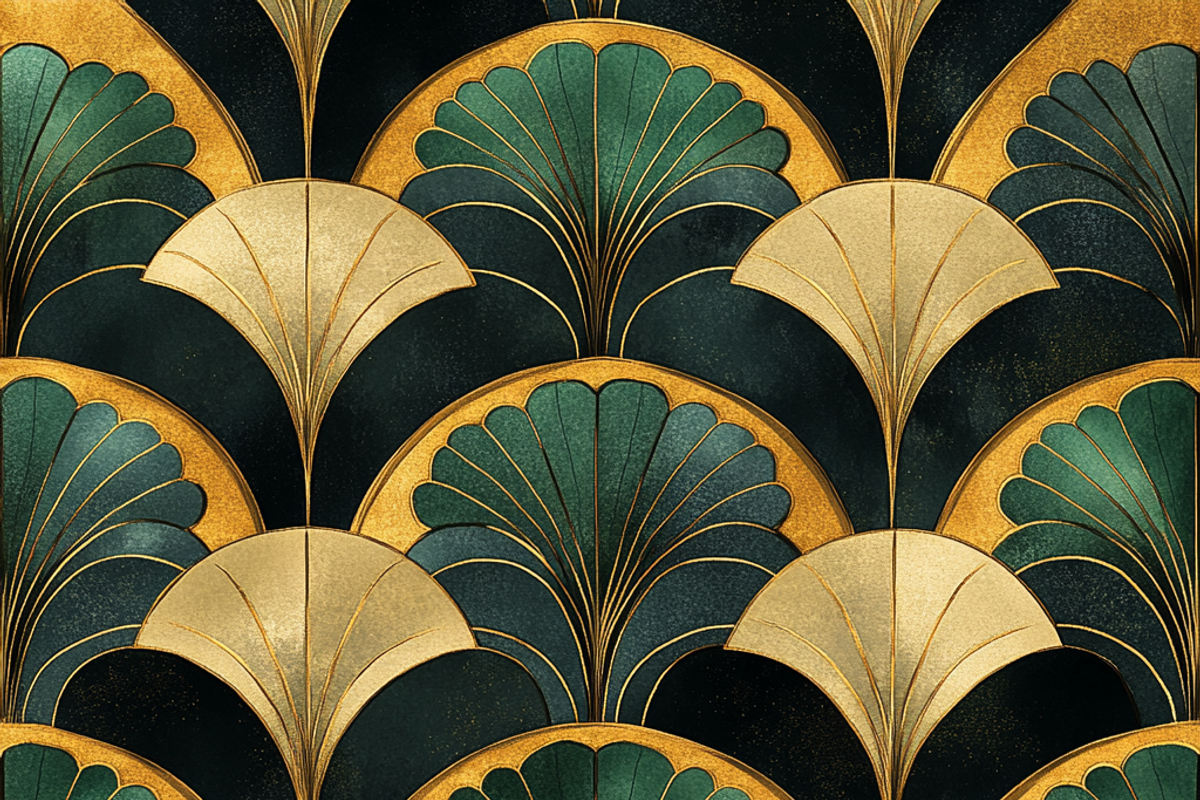 Art Deco Glam Seamless Pattern, a Pattern Graphic by Printable Treasure (Photo 4 of 7)