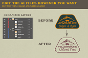 24 Vintage Adventure Badges & Logos, a Branding & Logo Template by Golden Vision Studio (Thumbnail 2 of 8)