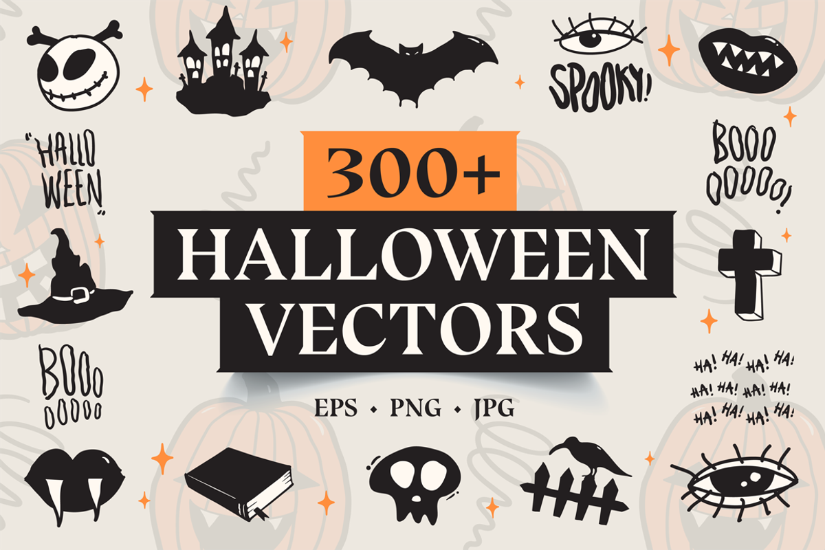 300+ Halloween Vectors Like No Other, an Illustration by Souloff (Photo 1 of 16)