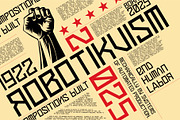 Kombate – Sci-Fi Propaganda Font, a Sans Serif Font by Invasi Studio (Thumbnail 5 of 12)