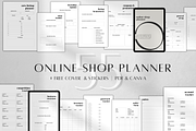 Online Shop Planner Template, a Stationery Template by BRANDcontent (Thumbnail 1 of 6)