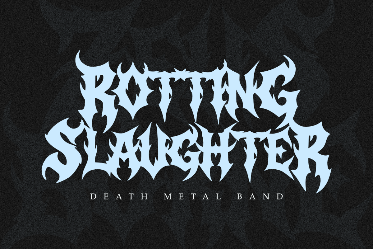 Zeus Borne | Brutal Death Metal Font, a Symbol Font by Masyafi Studio (Photo 6 of 8)