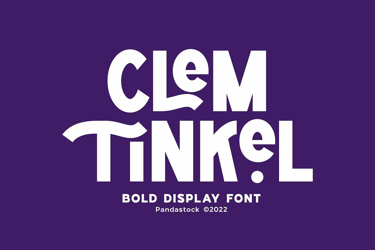 Clem Tinkel - Playful Display Font, a Sans Serif Font by Imoodev (Photo 1 of 5)