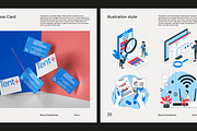 Square Brand Guideline Template, a Presentation Template by Fucina™ (Thumbnail 3 of 11)