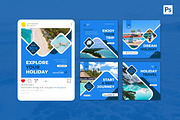 Travel Tour Instagram Post, a Social Media Template by CavenArt (Thumbnail 4 of 5)