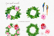 Tropical Collection Watercolor, a Decorative Illustration by Yakovleva Margarita (Thumbnail 9 of 20)