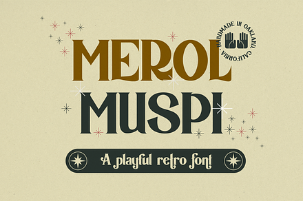 Morel Muspi Display Font