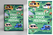 Summer street food festival posters, a Food Illustration by Good Studio (Thumbnail 6 of 7)