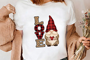 Love Christmas Gnome Heart PNG Art, a Seasonal Illustration by CrexoraLab (Thumbnail 4 of 4)