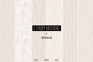 Stripy beige patterns