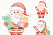 Christmas Winter Animals Clipart, an Animal Illustration by ekossa_art (Thumbnail 2 of 7)