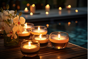 Tranquil Spa relax table room, a Beauty & Fashion Photo by Ylivdesign