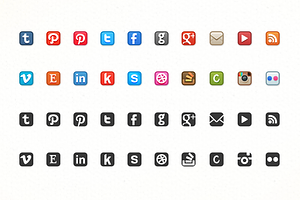 Dead-Simple Social Media Icons
