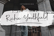 Richie Youthfield - Signature Font, a Script Font by Masanis (Thumbnail 1 of 11)