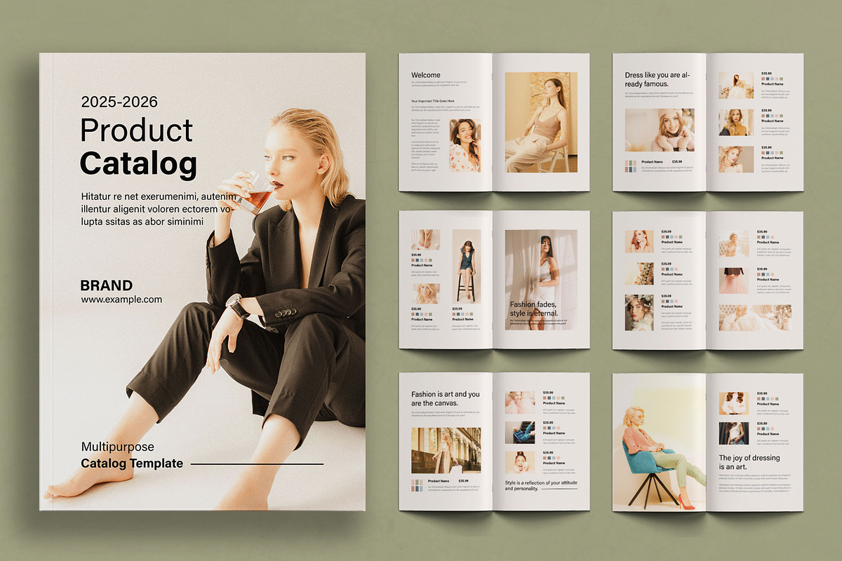 Modern Fashion Product Catalog, a Brochure Template by ContestDesign (Photo 1 of 3)