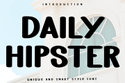 Daily Hipster, a Script Font by FreshTypeINK (Thumbnail 1 of 8)