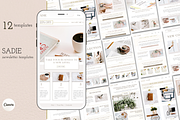 Sadie E-Marketing Business Templates, a Marketing Template by The Edits Shop (Thumbnail 1 of 9)