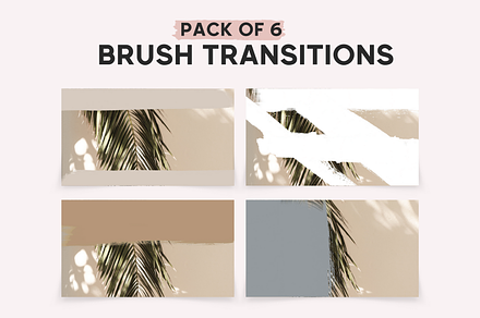 6 Animated Brush Transitions