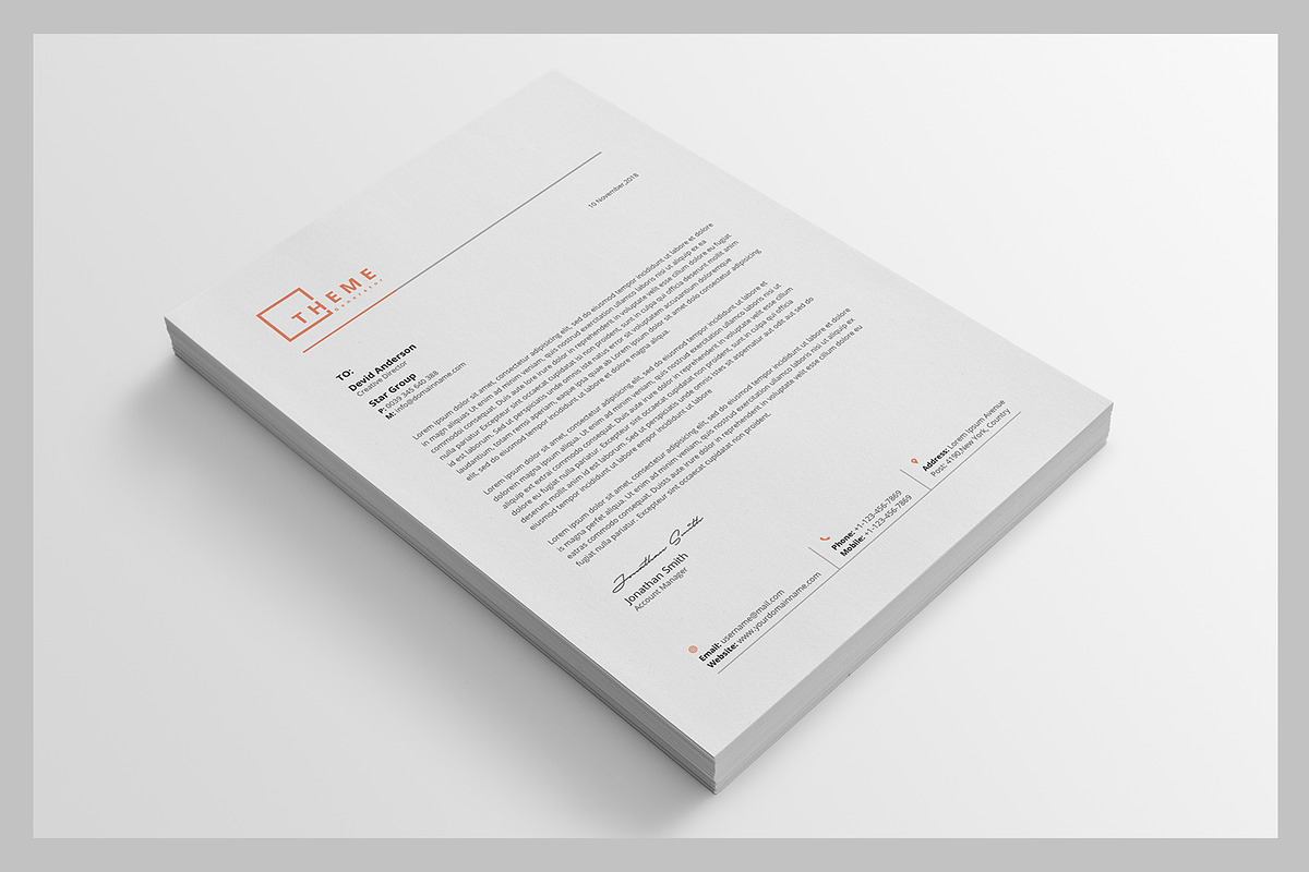 Letterhead, a Stationery Template by deviserpark (Photo 7 of 7)
