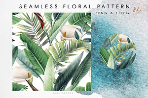 Tropical Patterns PNG JPEG