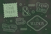 Risley Vintage, a Serif Font by Craft Supply Co. (Thumbnail 5 of 8)