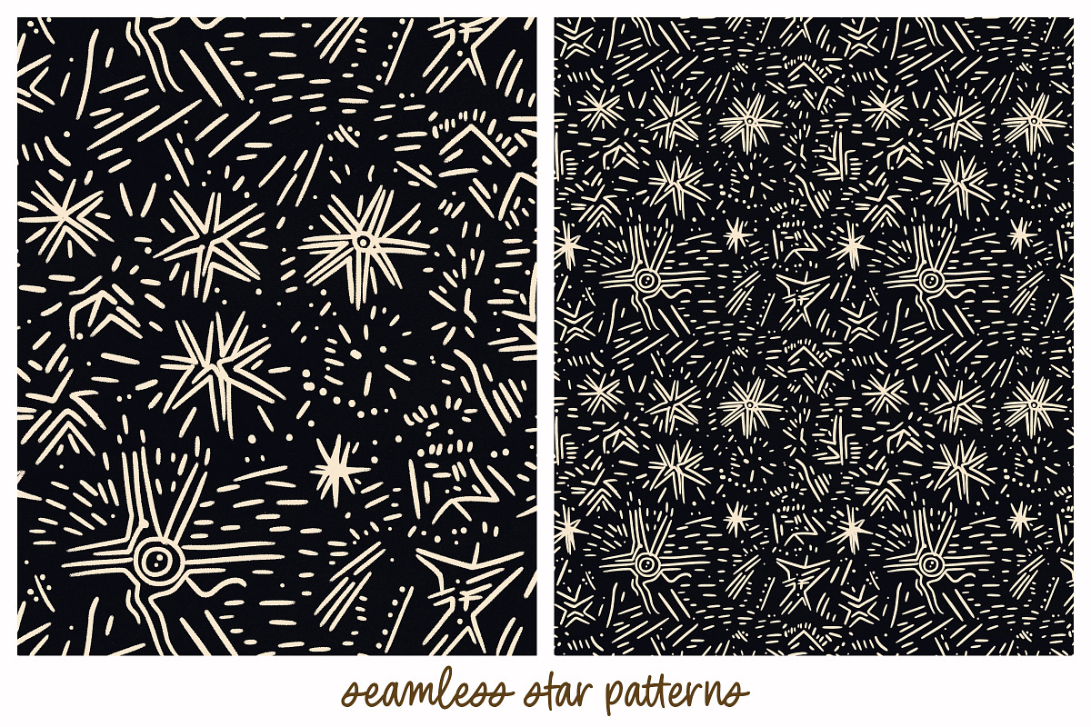 8 Seamless Star Patterns, a Pattern Graphic by DesignRocket (Photo 8 of 9)