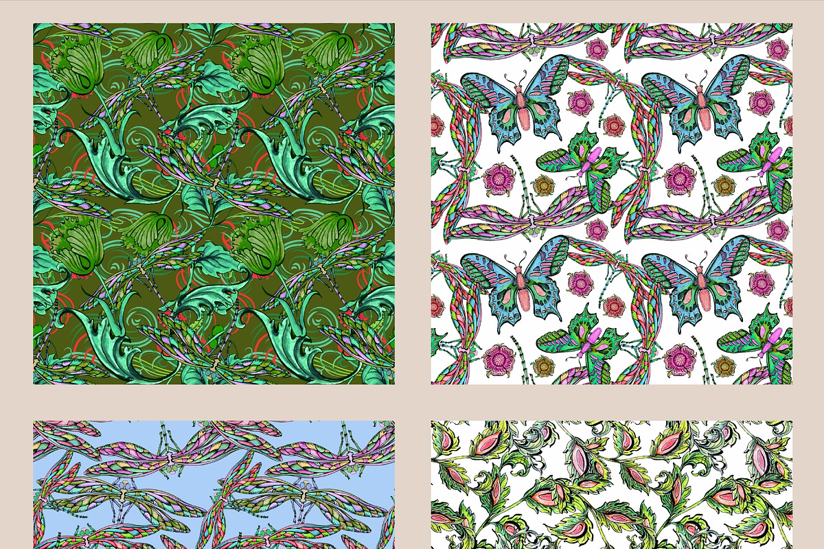 Art Nouveau elements, frames Png, a Decorative Illustration by Anada Arty (Photo 11 of 13)