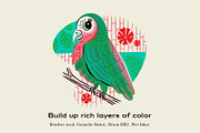 The Mid-Century Procreate Brush Pack, a Brush Add-On by RetroSupply Co. (Thumbnail 4 of 12)