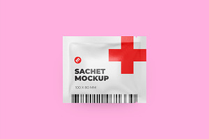 Sachet Mockup 100x80mm