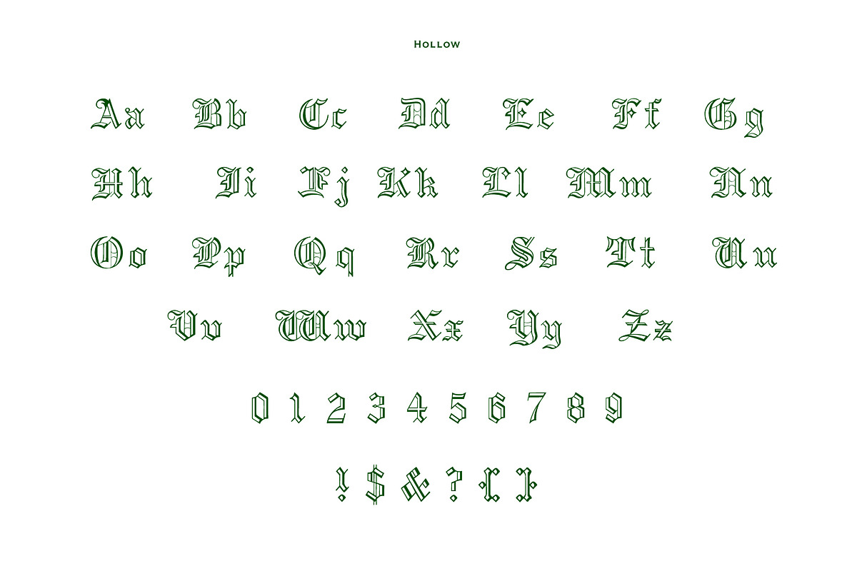 Gothicplate, a Blackletter Font by Loudoun Design Co. (Photo 5 of 9)