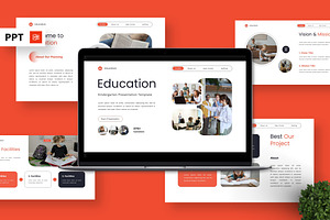 Education - Kindergarten Powerpoint, a Presentation Template by Deepslide Studio