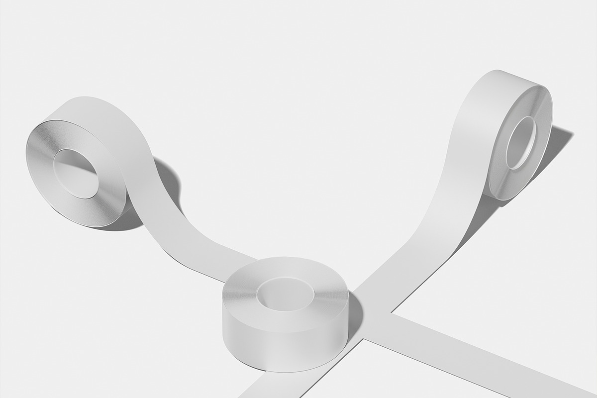 Tape Mockup, a Merchandise Mockup by Permadi Creative (Photo 3 of 5)