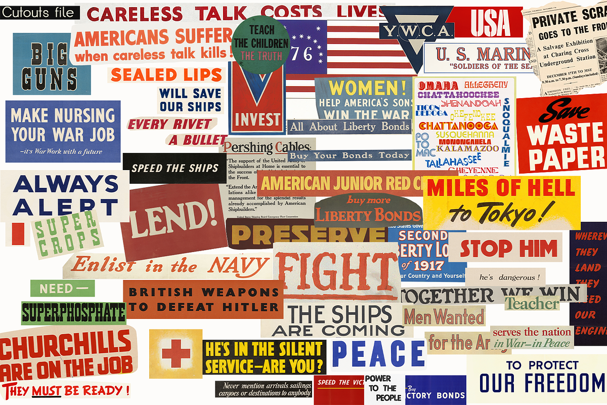 Vintage Wars/Political Ephemera, an Object Graphic by Lilithcollageart (Photo 3 of 10)