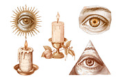 Witchy Botanica Collage Kit, an Object Graphic by Idressart (Thumbnail 9 of 9)