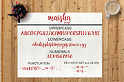 Maisha Script, a Script Font by MrLetters (Thumbnail 7 of 8)