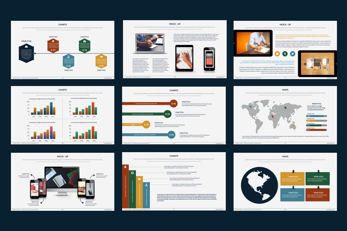Bubble Powerpoint Template, a Presentation Template by Mia (Photo 3 of 5)