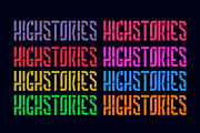 Highstories Family - Font Collection, a Sans Serif Font by MLKWSN (Thumbnail 17 of 19)