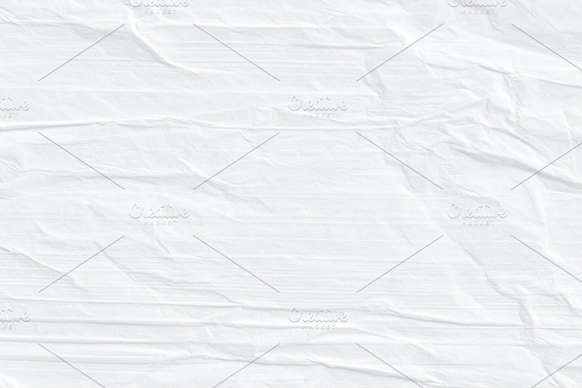 Heavily Wrinkled White Paper Texture, a Background Photo by Design_Planet (Photo 2 of 8)